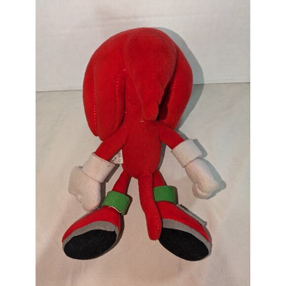 Vintage? Sonic The Hedgehog Knuckles Stuffed Plush ST 10 Inch‎ Rare Sega Echidna - Picture 2 of 7